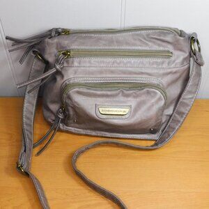 Stone & Co. Smokey Mountain Gray Crossbody Hobo Bag